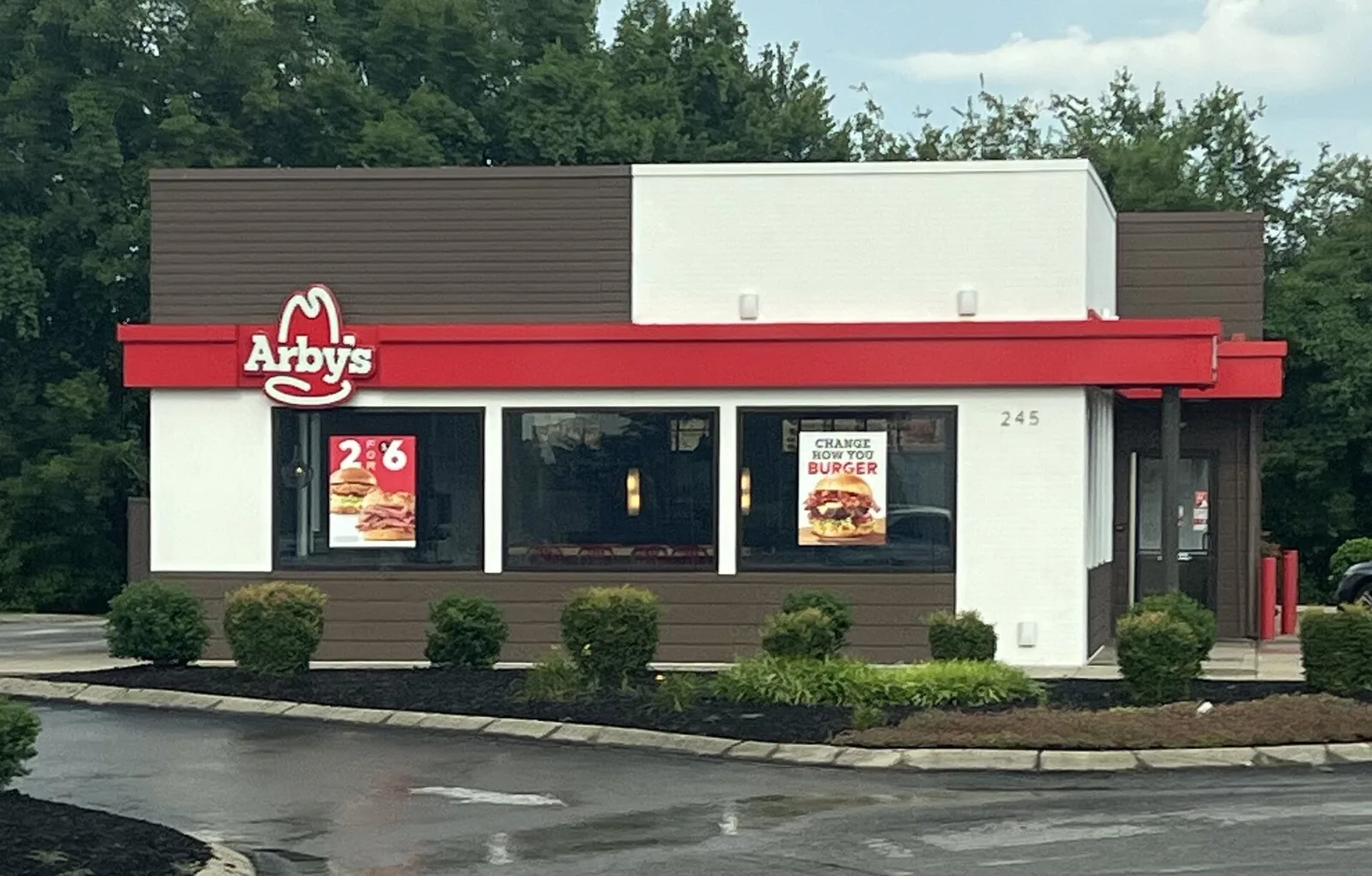 An Arby's restaurant on one of Mount Juliet's commercial strips.
