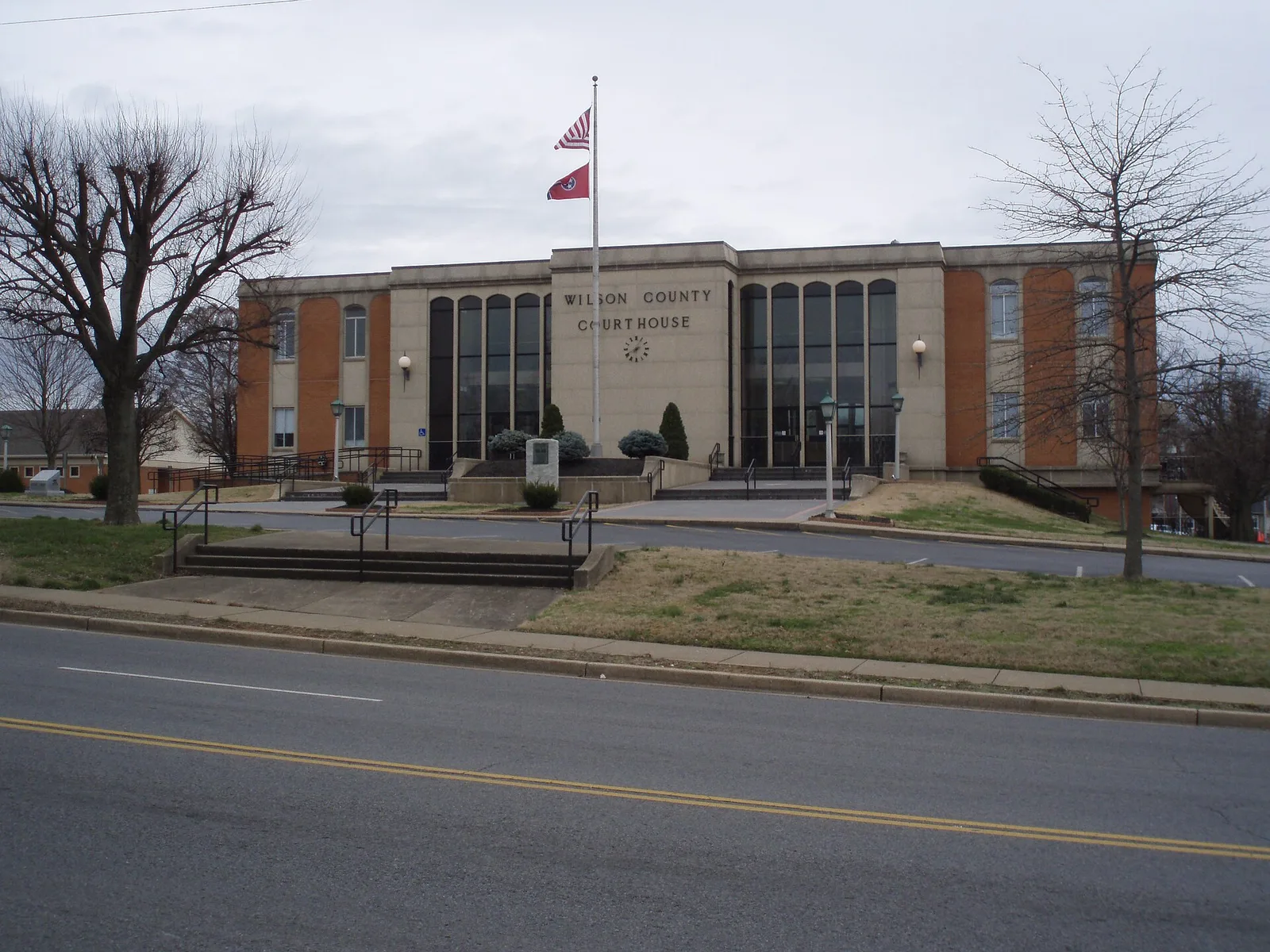 The Wilson County Courthouse on East Main Street in Lebanon, home of the county trustee and property assessor.