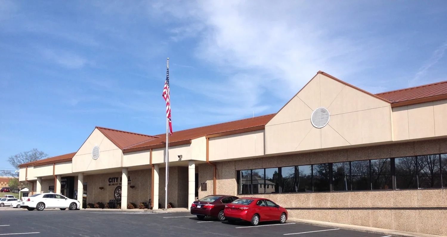 Mount Juliet City Hall on N. Mt. Juliet Road, home of the Board of Commissioners and the city's administrative offices.